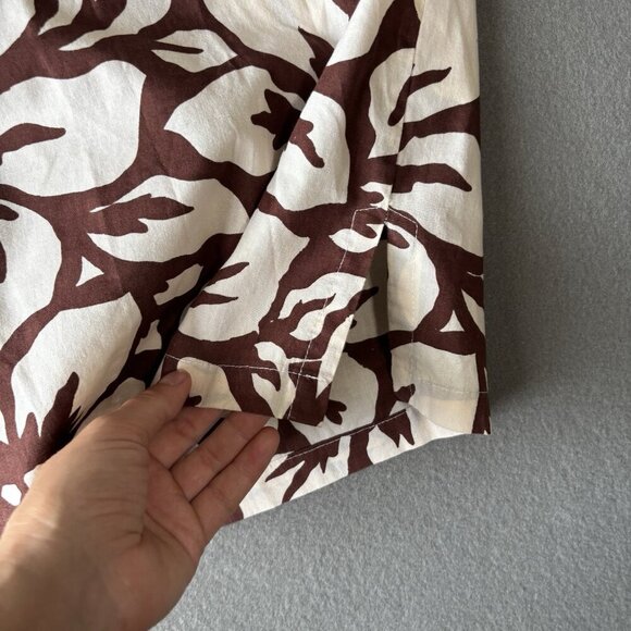 Wayan Natural Wear Vintage Mens 2XL Brown Hawaiian Button Up Short Sleeve Shirt - Picture 10 of 16